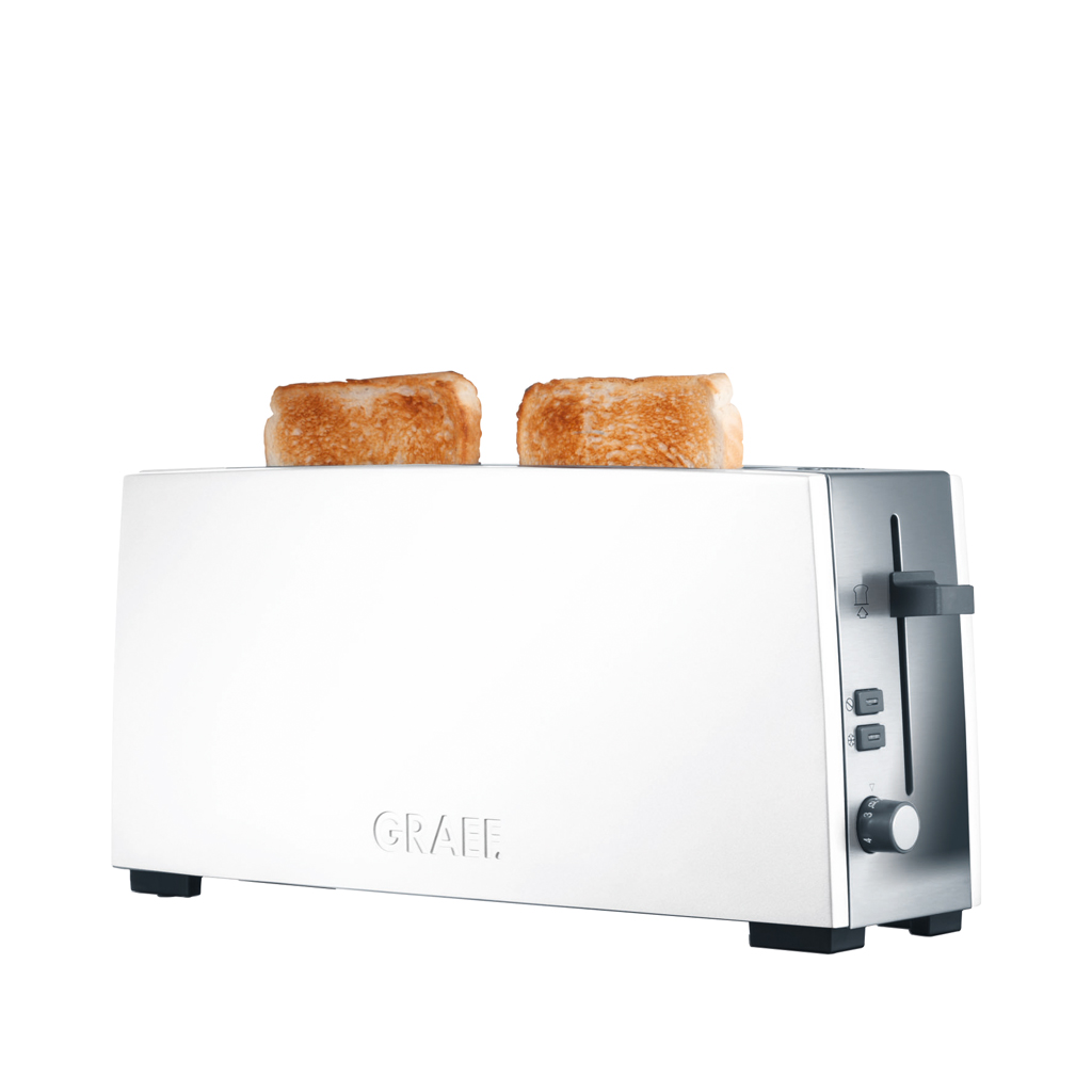 Toaster Graef 91 White 2 toasts Maxi Slot